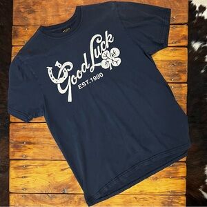 Lucky Brand “Good Luck” vintage slub tee. EUC